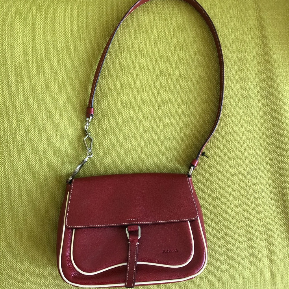 PRADA leather purse